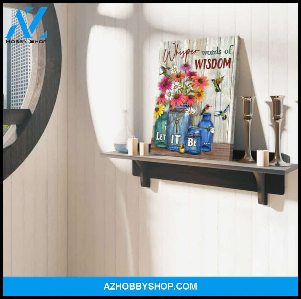 Ohcanvas Whisper words  Hummingbird Canvas Wall Art Decor