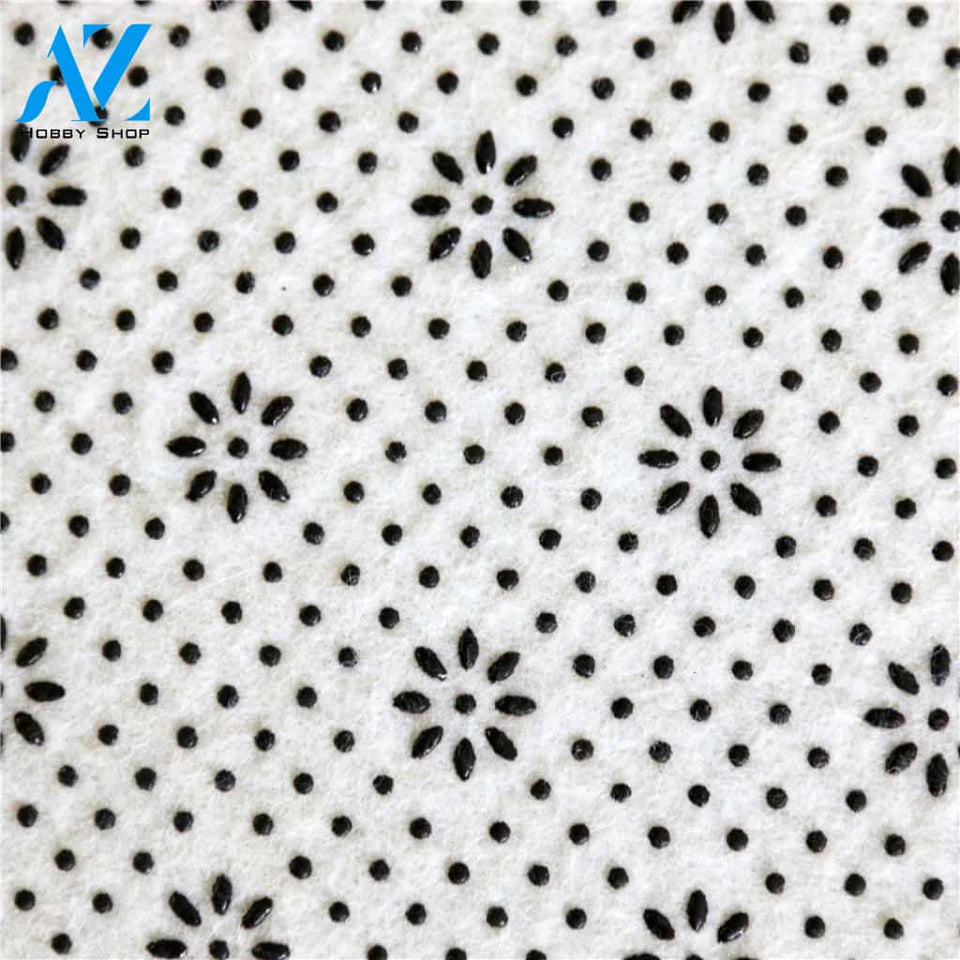 White Abyss Rose Framed Door Mat