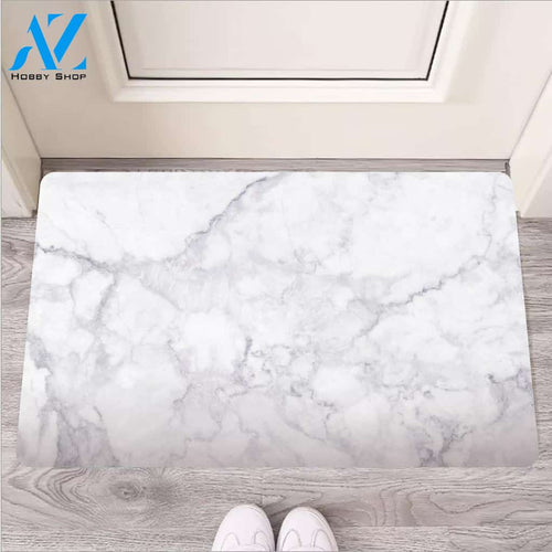 White Marble Door Mat