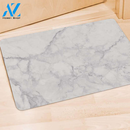 White Marble Door Mat