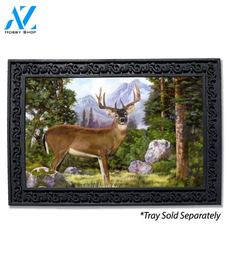 White Tailed Deer Doormat - 18" x 30"