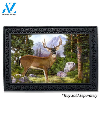 White Tailed Deer Doormat - 18" x 30"