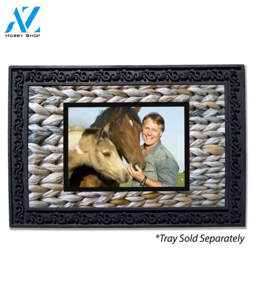 Wicker Photo Doormat - 18" x 30"
