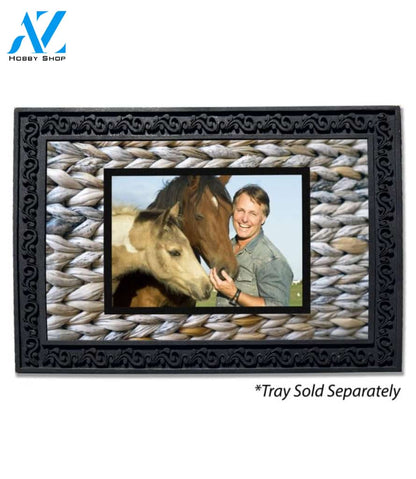 Wicker Photo Doormat - 18" x 30"