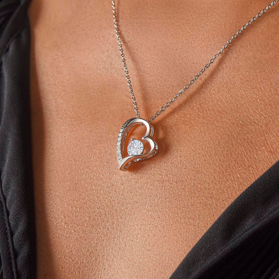 Wife All That I Am Or Hope To Be Forever Love Heart Necklace