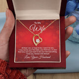 Wife All That I Am Or Hope To Be Forever Love Heart Necklace