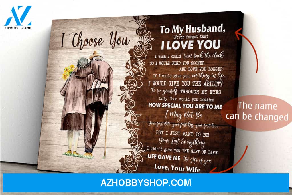Wife Husband I choose you Matte Canvas (1.25") 14x11 20x16 30x20