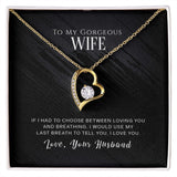 Wife Last Breath Forever Love Necklace