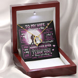 To My Wife | You Are My Life | Forever Love Necklace