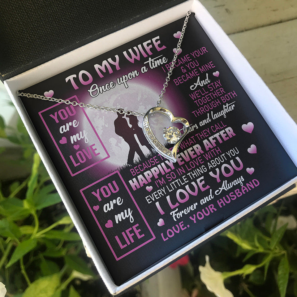 To My Wife | You Are My Life | Forever Love Necklace