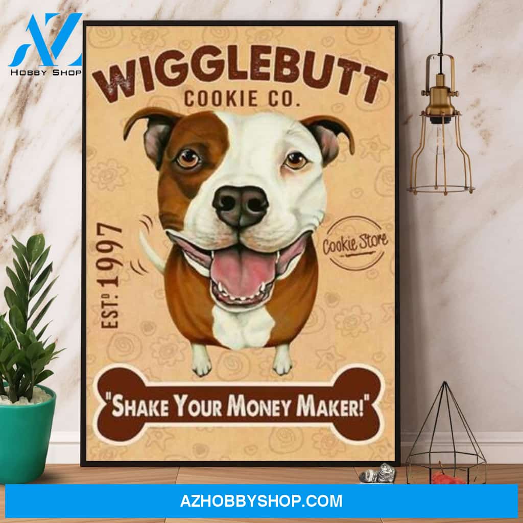 Wigg Lebutt Dog Shake Your Money Maker Canvas And Poster, Wall Decor Visual Art