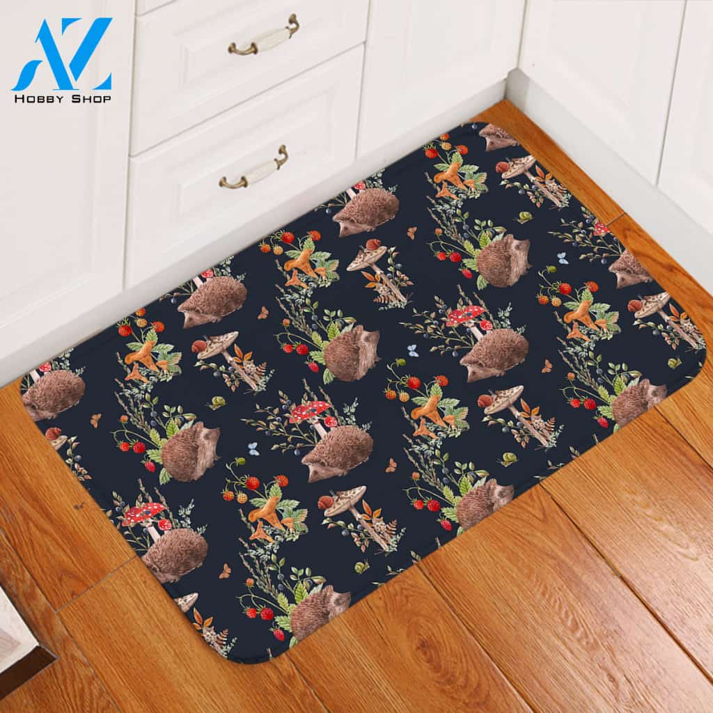 Wild Hedgehog Door Mat