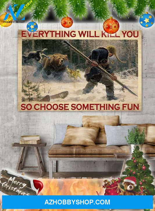 Wild Hunter Battle Canvas Prints And Poster