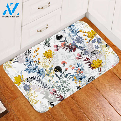 Wild Plants Door Mat