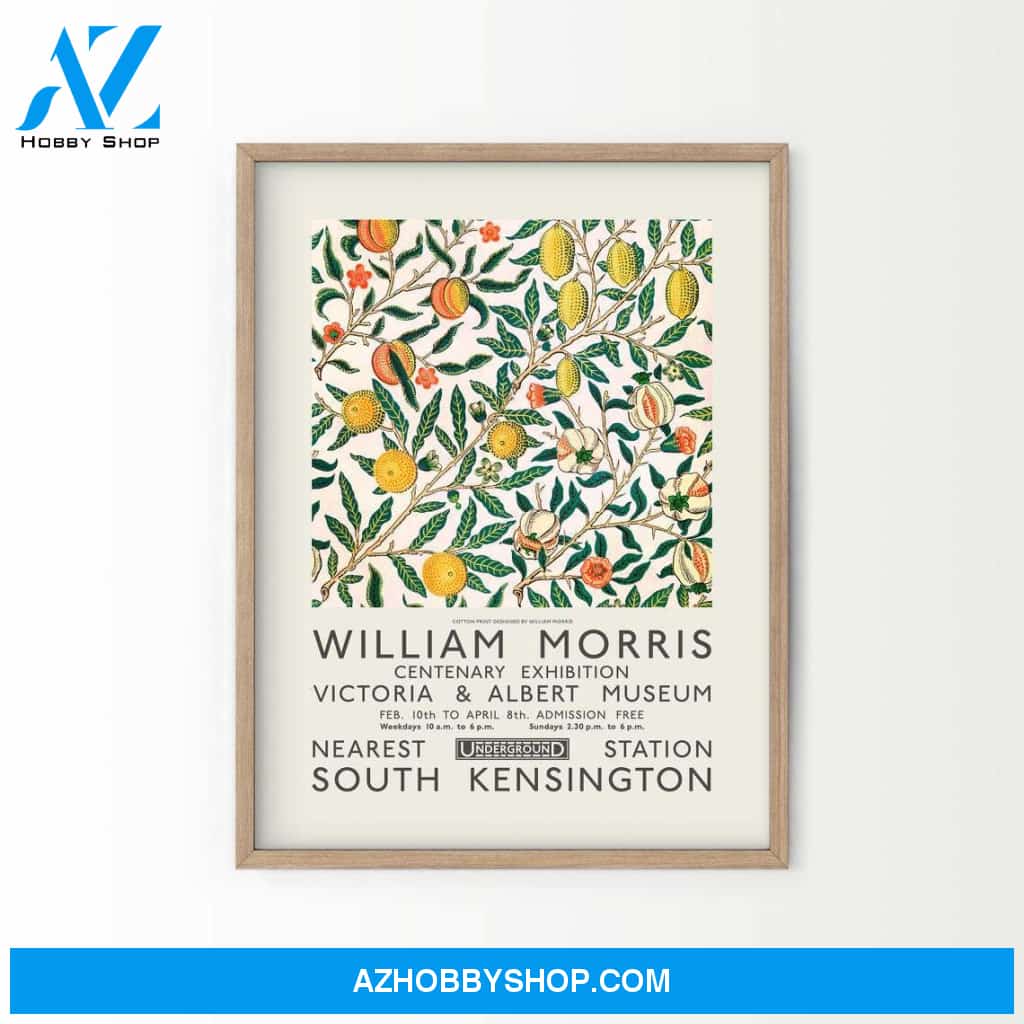 William Morris Canvas And Poster, Wall Decor Visual Art