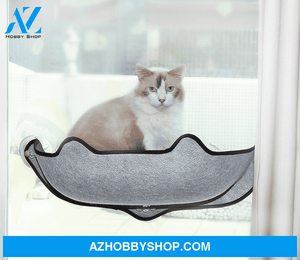 Window Sill Cat Hammock Grey