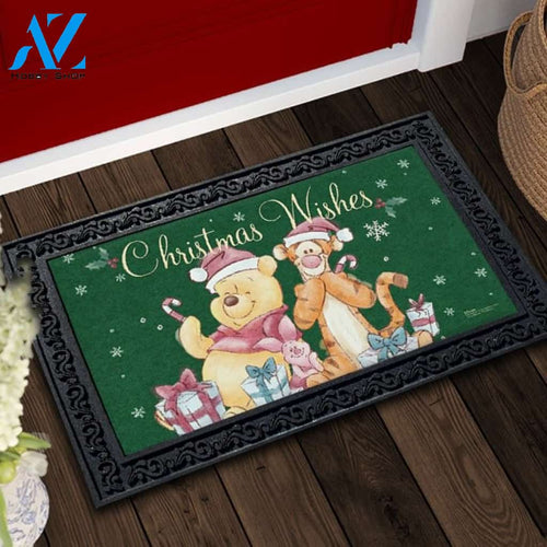 Winnie the Pooh Christmas Wishes Doormat - 18" x 30"