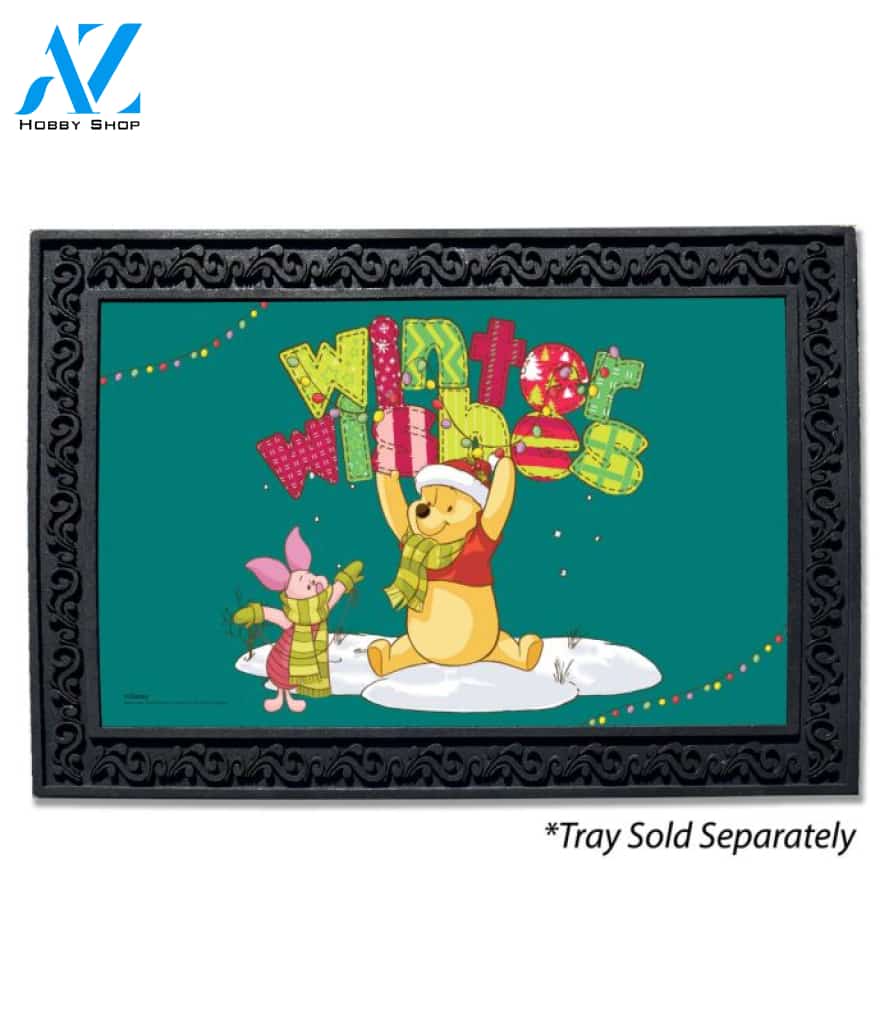 Winnie the Pooh Winter Wishes Doormat - 18" x 30"
