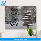 Winter Path Saying 2 Multi-Names Premium Canvas