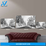 Winter Road Names Premium Canvas