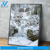 Winter Time At Multnomah Falls