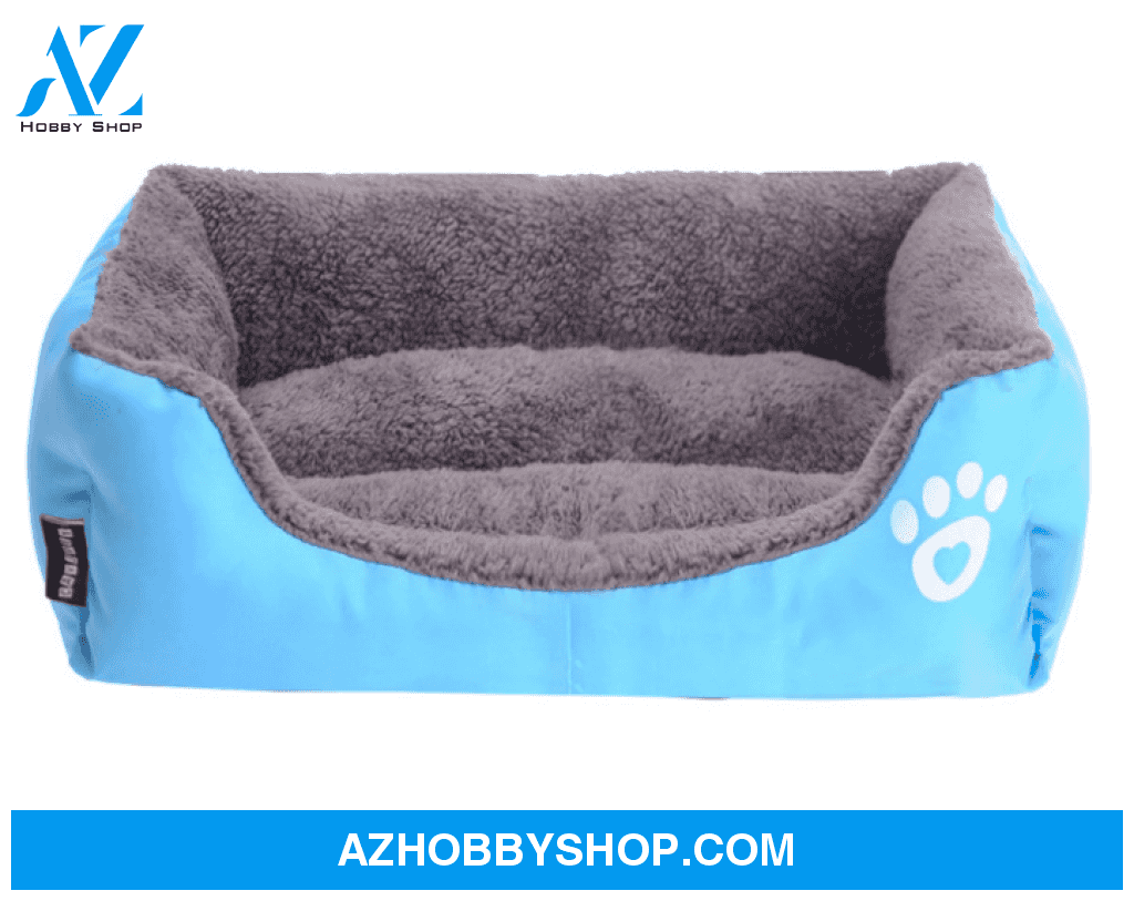 Winter Warm Pet Bed Dog Nest Blue / S