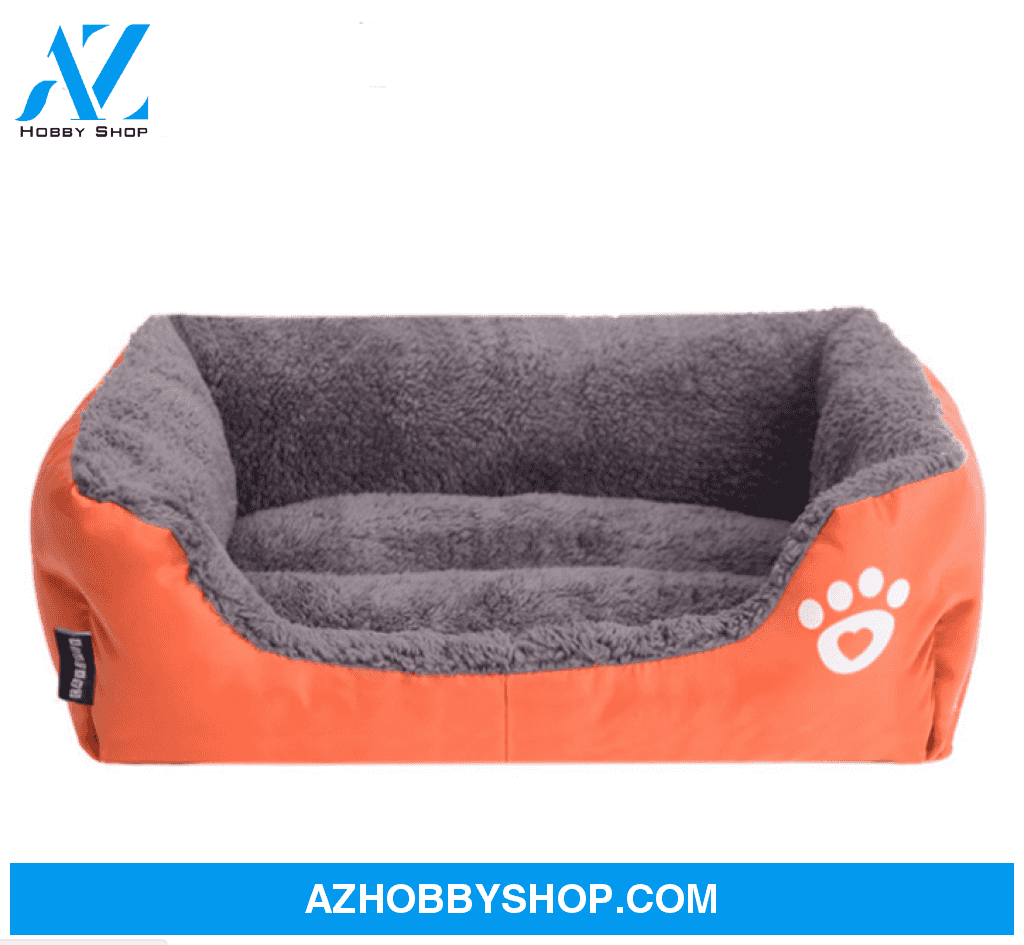 Winter Warm Pet Bed Dog Nest Orange / M