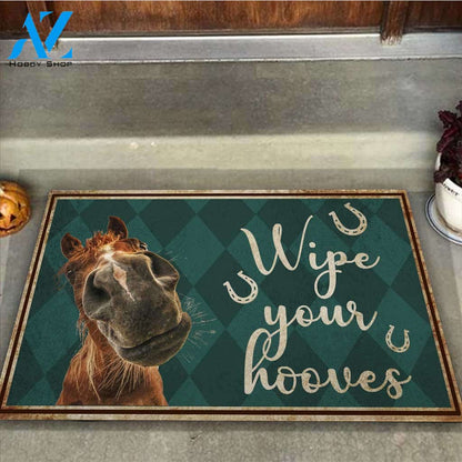 Wipe Your Hooves - Horse Doormat