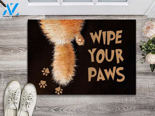 Wipe Your Paws Indoor and Outdoor Doormat Warm House Gift Welcome Mat Gift for Labrador Lovers Birthday Gift