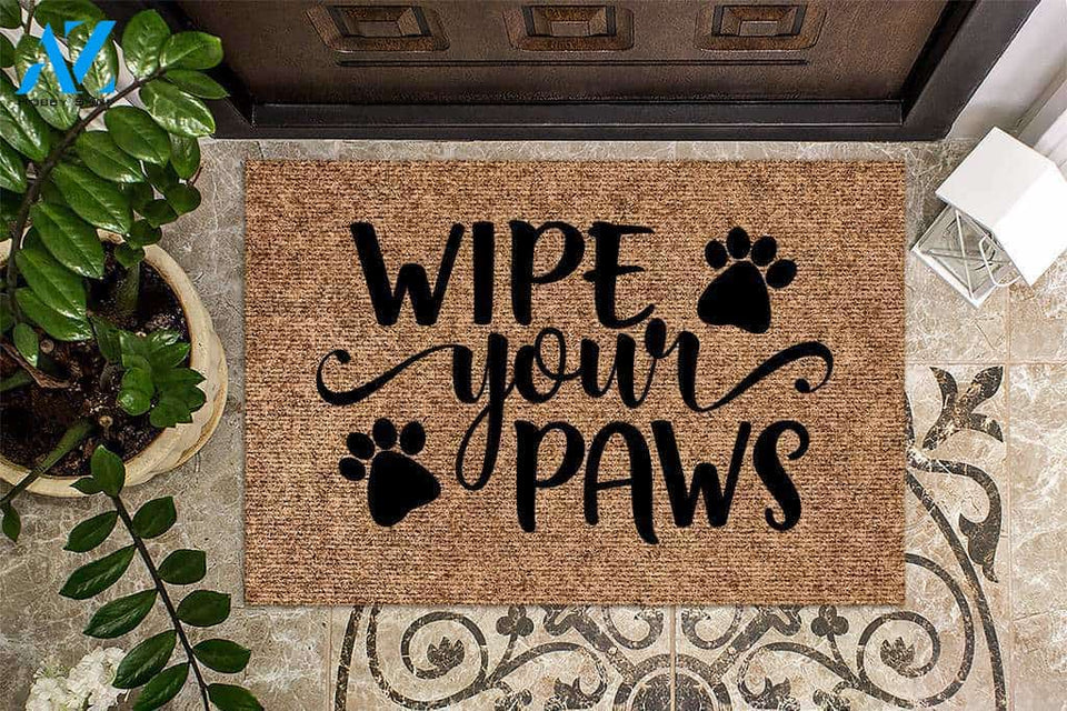 Wipe Your Paws Welcome Doormat | Welcome Mat | House Warming Gift