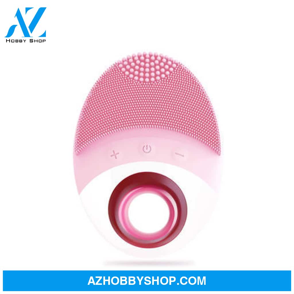 Wireless Charging Silicone Cleansing Instrument Pink