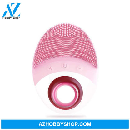 Wireless Charging Silicone Cleansing Instrument Pink