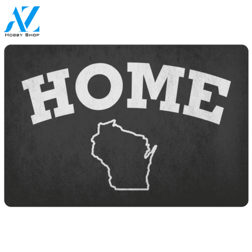 Wisconsin Home Doormat | Welcome Mat | House Warming Gift