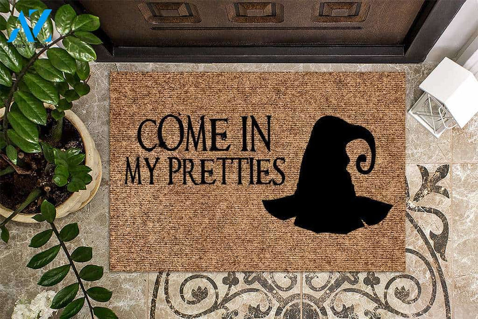 Witch Come In My Pretties Halloween Doormat | Welcome Mat | House Warming Gift