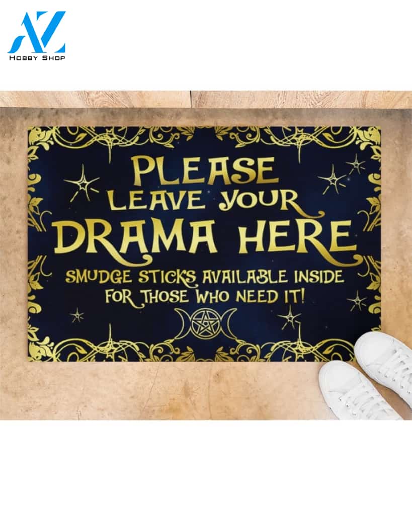 Witch - Doormat Please Leave Doormat Funny Doormat Gift For Friend Family Birthday Gift Home Decor Warm House Gift Welcome Mat