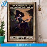 Witch I’M A Daughter Of The Sun And Moon Halloween Canvas And Poster, Wall Decor Visual Art, Halloween Gift, Happy Halloween