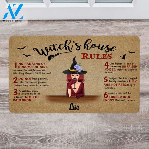 Personalized Witch Please Doormat - Bestie Gift Ideas - Halloween Themed Gifts