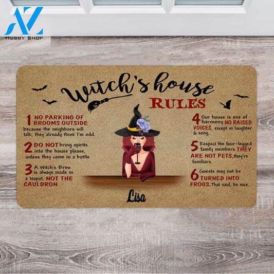 Personalized Witch Please Doormat - Bestie Gift Ideas - Halloween Themed Gifts