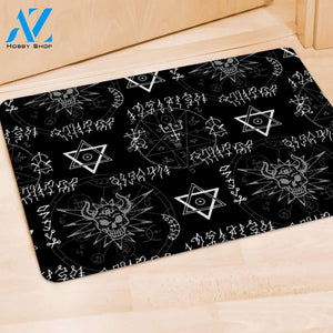 Witch Sign Print Door Mat