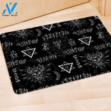 Witch Sign Print Door Mat
