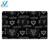 Witch Sign Print Door Mat