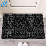 Witch Symbol Gothic Door Mat