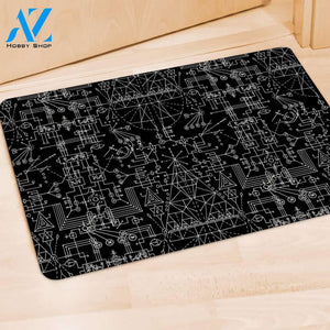 Witch Symbol Gothic Door Mat