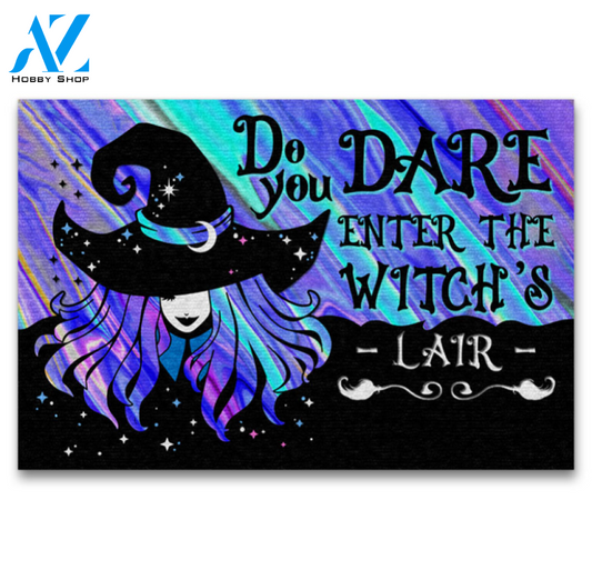 Witch Wizard Halloween Spell Do You Dare Custom Doormat Indoor And Outdoor Doormat Warm House Gift Welcome Mat Birthday Gift For Halloween Day