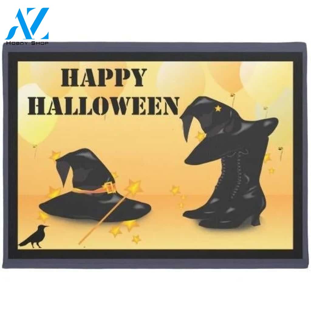 Witches Halloween Enchanting Witch Party Halloween Doormat Indoor and Outdoor Mat Entrance Rug Funny Home Decor Closing Gift Gift for Friend Idea