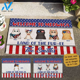 Witty Cat, Welcome To Meowica The Land Of Fur-ee Personalized Doormat