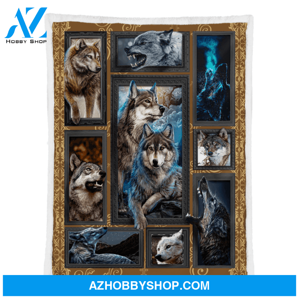 Wolf Blanket, 3D Wolf Blanket Gift For Wolf lovers