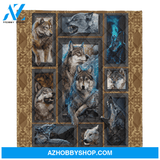 Wolf Blanket, 3D Wolf Blanket Gift For Wolf lovers
