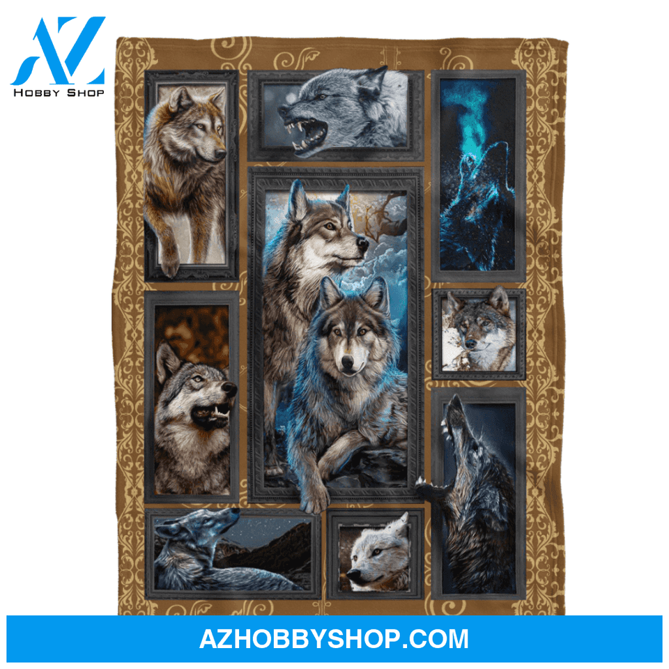 Wolf Blanket, 3D Wolf Blanket Gift For Wolf lovers