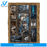 Wolf Blanket, 3D Wolf Blanket Gift For Wolf lovers